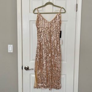 Pink sequin Lulu’s dress